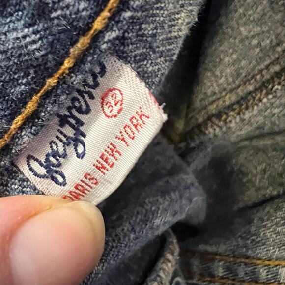 Vintage Y2k 90s Joey Fresco Denim Jean Shorts Womens 32 (meas 28) High Rise - Picture 6 of 11